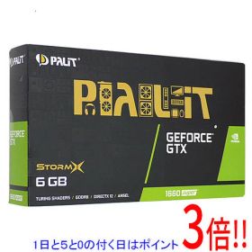 【1日と5.0のつく日、18日はポイント3倍！】【中古】PALIT GeForce GTX1660 SUPER StormX NE6166S018J9-161F PCIExp 6GB 元箱あり