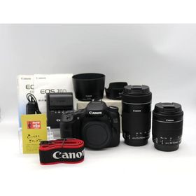 Canon デジタル一眼レフカメラ EOS 70D ダブルズームキット EF-S18-55 IS STM/EF-S55-250 IS STM付属 ブラック EOS70D-WKIT