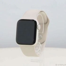 【中古】Apple(アップル) Apple Watch SE 第2世代 GPS 40mm スターライトアルミニウムケース スターライトスポーツバンド 【344-ud】