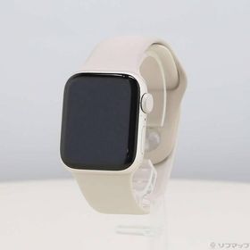 〔中古〕Apple(アップル) Apple Watch SE 第2世代 GPS 40mm スターライトアルミニウムケース スターライトスポーツバンド〔344-ud〕