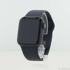 〔中古〕Apple(アップル) Apple Watch SE 第2世代 GPS 40mm ミッドナイトアルミニウムケース ミッドナイトスポーツバンド〔258-ud〕