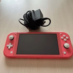 【美品】Nintendo Switch Liteコーラル 純正アダプター付