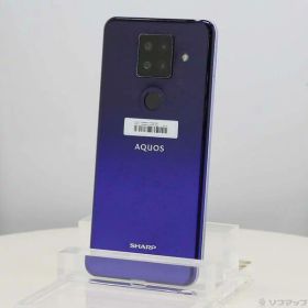 【中古】SHARP(シャープ) AQUOS sense4 plus 128GB パープル SH-M16 SIMフリー 【305-ud】