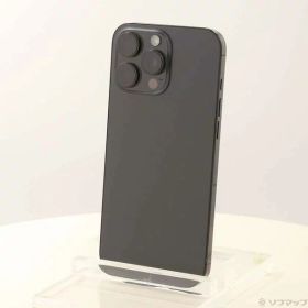 【中古】Apple(アップル) iPhone16 Pro Max 256GB ブラックチタニウム MYWG3J／A SIMフリー 【377-ud】