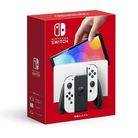 【即納新品/保証書印なし/液晶保護フィルム無料進呈】Nintendo Switch(有機ELモデル) Joy-Con(L)/(R) ホワイト HEG-S-KAAAA本体