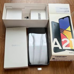 Samsung Galaxy A21 ブラック 本体