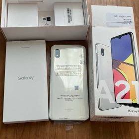 Samsung Galaxy A21 本体 ホワイト
