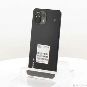 【中古】Xiaomi(シャオミ) Mi 11 Lite 5G 128GB トリュフブラック Mi11Lite5G SIMフリー 【349-ud】