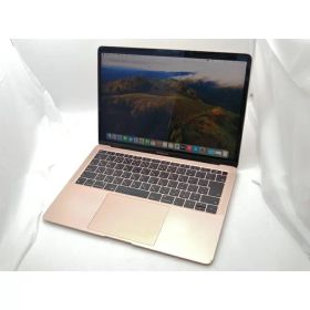 【中古】Apple MacBook Air 13インチ Corei5:1.6GHz 128GB ゴールド MREE2J/A (Late 2018)【大須2】保証期間1ヶ月【ランクC】