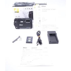 【極上品】ニコン Nikon デジタルカメラ COOLPIX W300 BK クールピクス 1605万画素 ブラック [W2605052A]