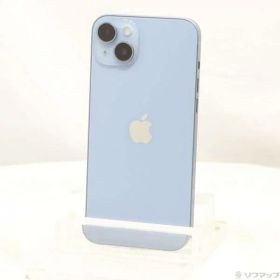 【中古】Apple(アップル) iPhone14 Plus 128GB ブルー MQ4H3J／A SIMフリー 【198-ud】
