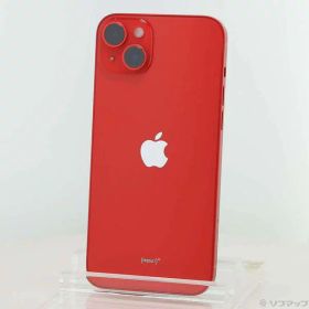 【中古】Apple(アップル) iPhone14 Plus 128GB プロダクトレッド MQ4F3J／A SIMフリー 【352-ud】
