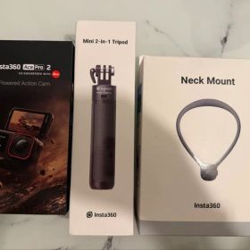 Insta360 Acepro2 本体＋三脚＋ネックストラップ＋バッテリー2個