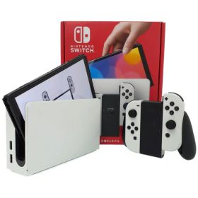 【Nintendo】任天堂『Nintendo Switch 有機ELモデル ホワイト』HEG-S-KAAAA ゲーム機本体 1週間保証【中古】