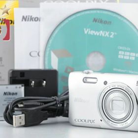 【中古】Nikon ニコン COOLPIX S3600 クリスタルシルバー コンパクトデジタルカメラ 元箱付き