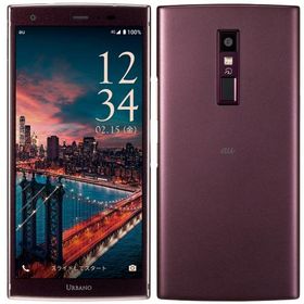 (中古未使用品)〈SIMフリー〉KYOCERA URBANO V04 64GB ボルドー KYV45【安心保証90日/赤ロム永久保証】URBANOV04 本体 Android アンドロイド スマホ