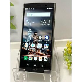 新品同様 URBANO V04 KYV45 au SIMフリー 64GB [プラチナシルバー] 5.7インチ スマホ本体 アンドロイド A9795