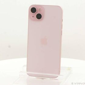 〔中古〕Apple(アップル) iPhone15 Plus 256GB ピンク MU0H3J／A SIMフリー〔198-ud〕