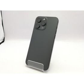 【中古】Apple SoftBank 【SIMフリー】 iPhone 15 Pro Max 256GB ブラックチタニウム MU6P3J/A【立川フロム中武】保証期間１ヶ月【ランクC】