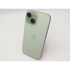 【中古】Apple docomo 【SIMフリー】 iPhone 15 128GB グリーン MTMM3J/A【鹿児島中町】保証期間１ヶ月【ランクB】