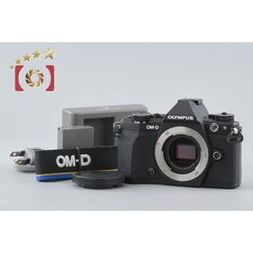 【中古】OLYMPUS オリンパス OM-D E-M5 Mark II ブラック ミラーレス一眼カメラ シャッター回数僅少