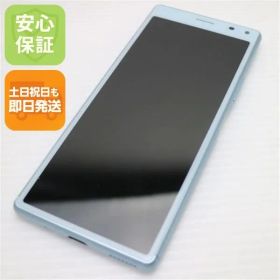 新品同様 SOV42 ブルー スマホ 本体 白ロム 土日祝発送OK 03000