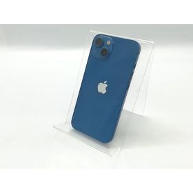 【中古】Apple 国内版 【SIMフリー】 iPhone 13 128GB ブルー MLNG3J/A【秋葉4号】保証期間１ヶ月【ランクC】