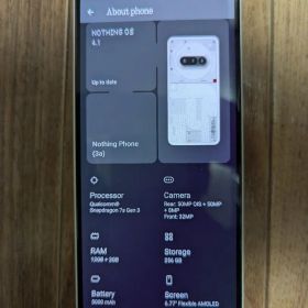 Nothing Phone 3a (ホワイト) 12GB/256GB 中古品