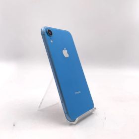 【全額返金保証】【最速発送】 iPhone XR 128GB ブルー docomo 白ロム 動作確認済 86%