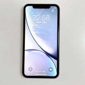【SIMフリー】iPhone XR 128GB ホワイト バッテリー86% 本体
