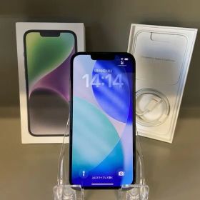 美品 国内版 SIMフリー iPhone14 128GB ミッドナイト色