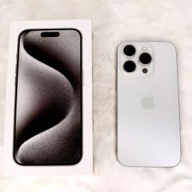 Apple◆iPhone15Pro(ホワイトチタニウム256GB・SIMフリー)