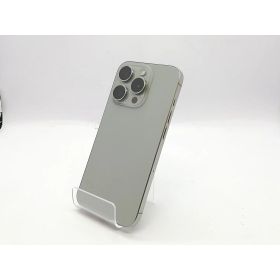 【中古】Apple 国内版 【SIMフリー】 iPhone 15 Pro 128GB ナチュラルチタニウム MTU93J/A【立川フロム中武】保証期間1ヶ月【ランクC】