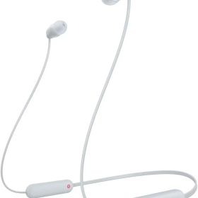 【新品】1週間以内発送 ソニー ワイヤレスイヤホン WI-C100:Bluetooth対応/25時間スタミナ/IPX4防滴/DSEE搭載 ホワイト WI-C100 WZ