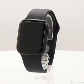 〔中古〕Apple(アップル) Apple Watch SE 第2世代 GPS 40mm ミッドナイトアルミニウムケース ミッドナイトスポーツバンド〔295-ud〕