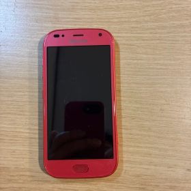 docomo らくらくスマートフォン F-42A 本体 レッド