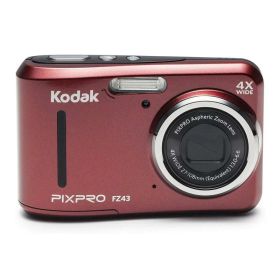 【中古】Kodak PIXPRO Friendly Zoom FZ43 16 MP Digital Camera with 4X Optical Zoom and 2.7 LCD Screen (Red) by Kodak当店保証30日間 人気モデル 高