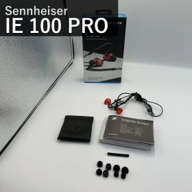 ゼンハイザー SENNHEISER IE 100 PRO RED 508942 カナル型 有線イヤホン 赤 レッド プロ用 モニタリングイヤホン インイヤーモニター 国内正規品 イヤーピース ポーチ 説明書 付属 3.5mm ステレオミニ