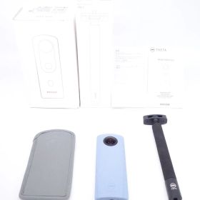 RICOH THETA SC2 BLUE ブルー 360度全天球カメラ 360°手振れ補正機能搭載 4K動画 進化したHDR合成機能 [W2605093M]