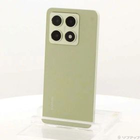 【中古】Xiaomi(シャオミ) Xiaomi 14T 256GB レモングリーン XIG07 au SIMフリー 【297-ud】