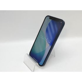【中古】Apple SoftBank 【SIMロック解除済み】 iPhone 12 mini 64GB ブルー MGAP3J/A【京都】保証期間１ヶ月【ランクC】