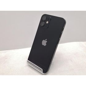 【中古】Apple au 【SIMロック解除済み】 iPhone 12 mini 128GB ブラック MGDJ3J/A【仙台駅東口】保証期間１ヶ月【ランクC】