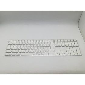 【中古】Apple Magic Keyboard（2017/テンキー付き/A1843） - 日本語（JIS） シルバー MQ052J/A【千葉】保証期間１週間