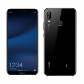 【SIMロック解除済】au Huawei P20 lite HWV32 Midnight Black Huawei 当社3ヶ月間保証 中古 イオシス