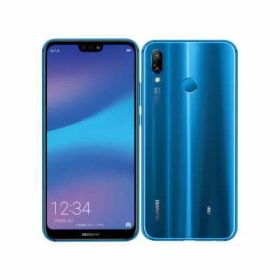【SIMロック解除済】au Huawei P20 lite HWV32 Klein Blue Huawei 当社3ヶ月間保証 中古 イオシス