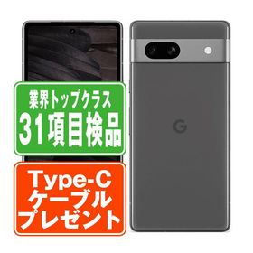 Google Pixel7a Charcoal SIMフリー au 中古 スマホ 本体 良品 7日間返品OK あすつく gp7aach7mtm
