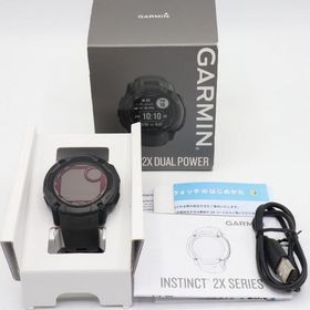 【ボーナスストア+5％】GARMIN Instinct 2X Dual Power Graphite 010-02805-22 スマートウォッチ ガーミン インスティンクト デュアルパワー 本体
