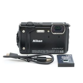 Nikon COOLPIX W300 ブラック コンパクトデジタルカメラ 防水 防塵 4K 動作確認済 ニコン #S021024