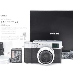 【返品保証】★新品級★フジフイルム FUJIFILM X100VI シルバー 《ショット数：669回》★ L2498#7628