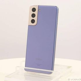 〔中古〕SAMSUNG(サムスン) Galaxy S21 5G 256GB ファントムバイオレット SCG09 auロック解除SIMフリー〔262-ud〕